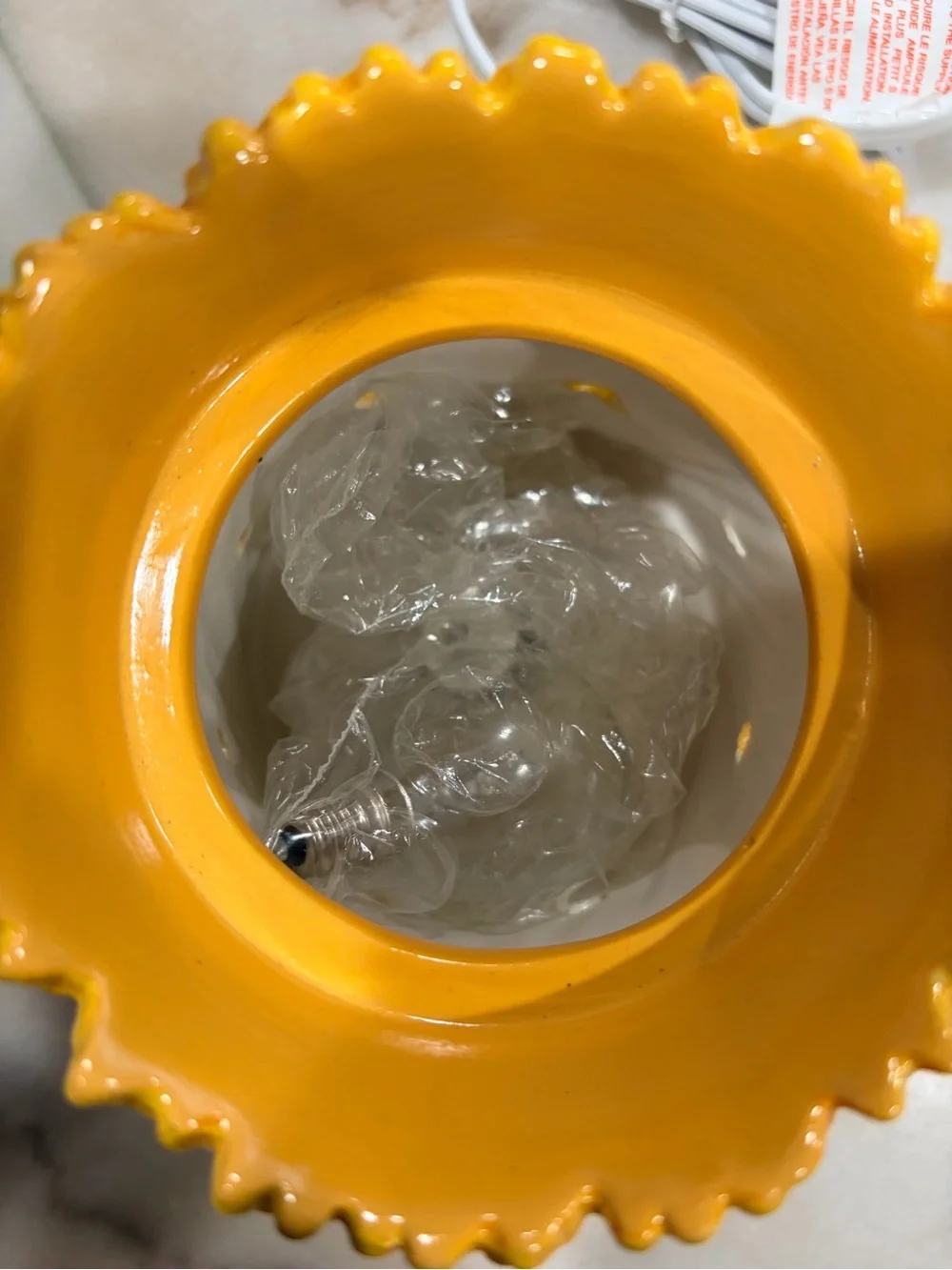 Scentsy Grateful Harvest Yellow Ceramic Warmer NEW
